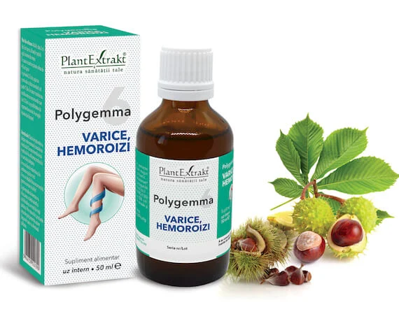 Hemoroizi - POLYGEMMA NR. 6 - VARICE, HEMOROIZI 50 ML