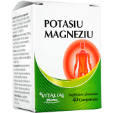 Suplimente - POTASIU MAGNEZIU 40CPR