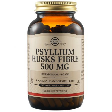 Suplimente - PSYLLIUM HUSKS FIBRE 500MG 200CPS