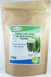Alimentare - PULBERE DE IARGA DE GRAU VERDE 250 G