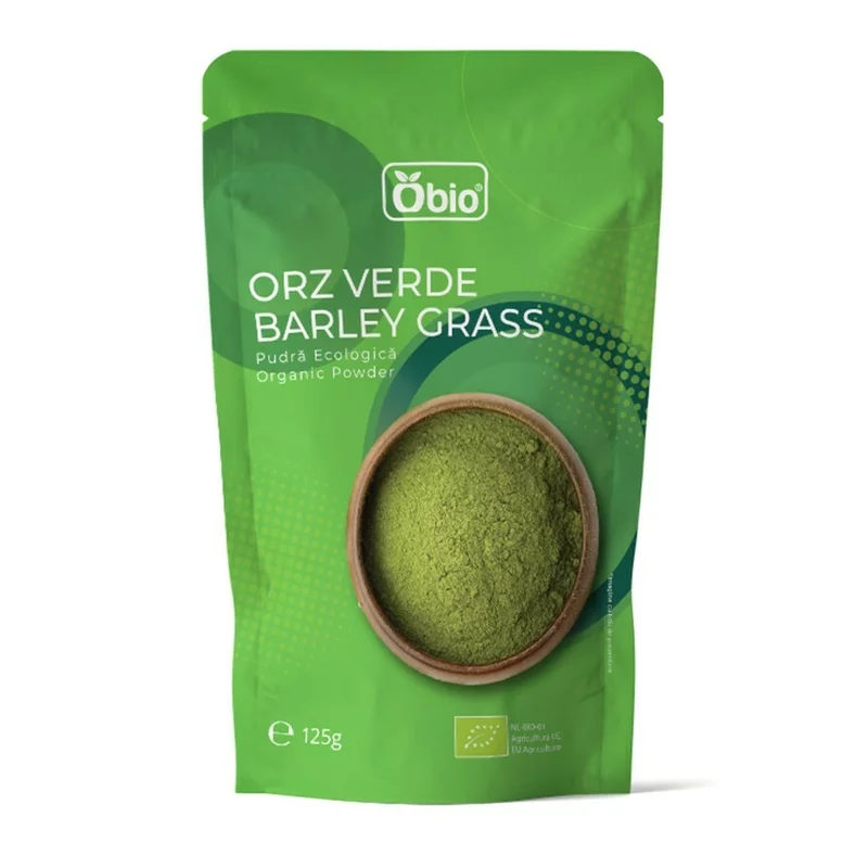 Superalimente - PULBERE DE ORZ VERDE RAW BIO 125 G