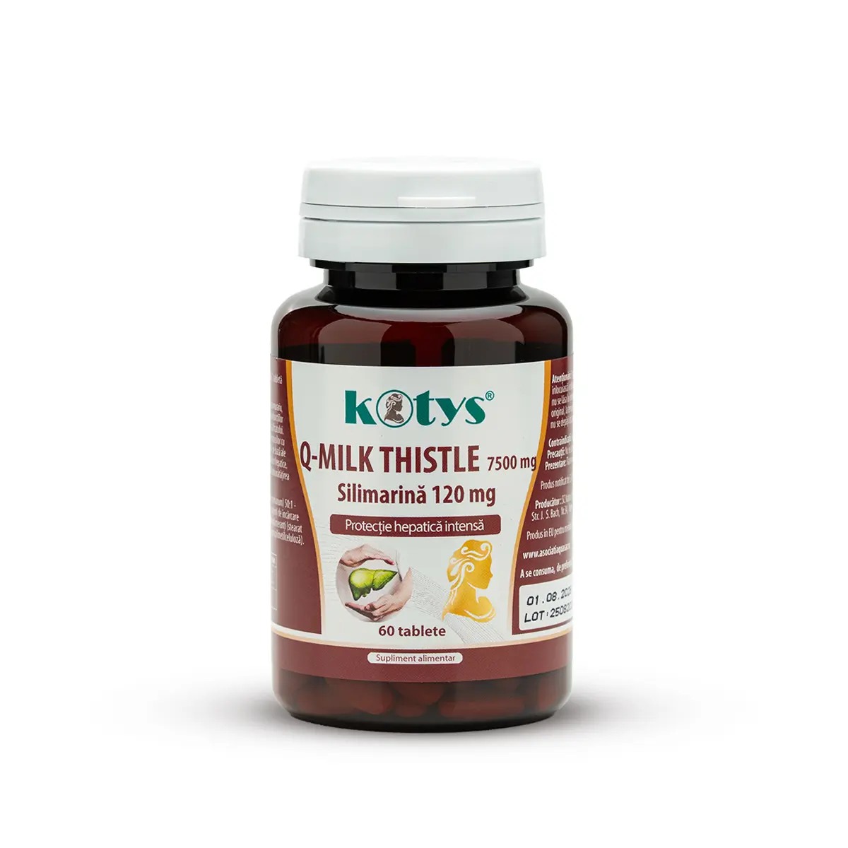 Capsule, Comprimate - Q-MILK THISTLE 7500MG 60TB KOTYS