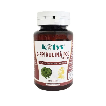 Capsule, Comprimate - Q-SPIRULINA ECO 1000MG 60 TBL KOTYS