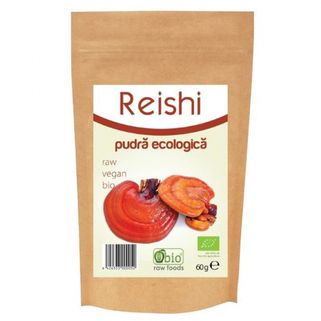 Produse BIO - REISHI PULBERE RAW BIO 60G