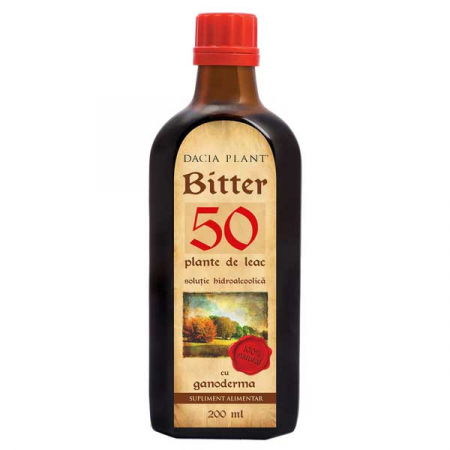Tincturi - REMEDIU BITTER 50 PLANTE-GANODERMA 200 ML