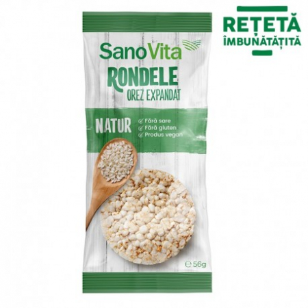 Gustari - RONDELE SIMPLE DIN OREZ EXPANDAT 56G
