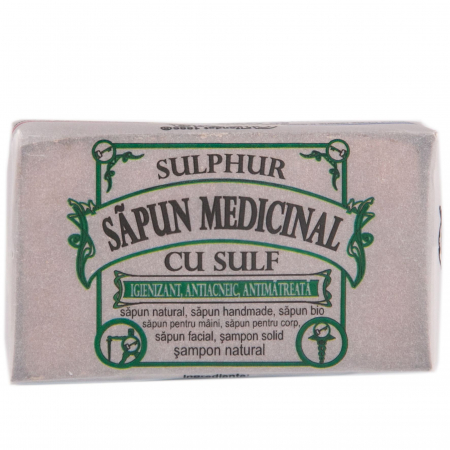 Săpunuri - SAPUN MEDICINAL CU SULF 90 G