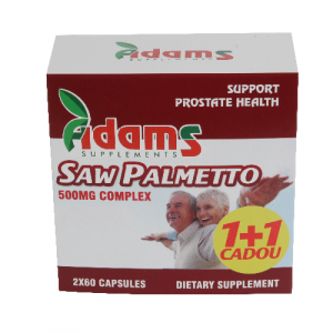 Suplimente - SAW PALMETTO 500 MG 60 CPS 1+1
