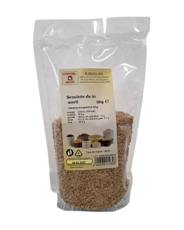 Alimentare - SEMINTE DE IN AURII 250 G