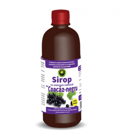 Suplimente - SIROP COACAZ NEGRU FARA ZAHAR 500 ML