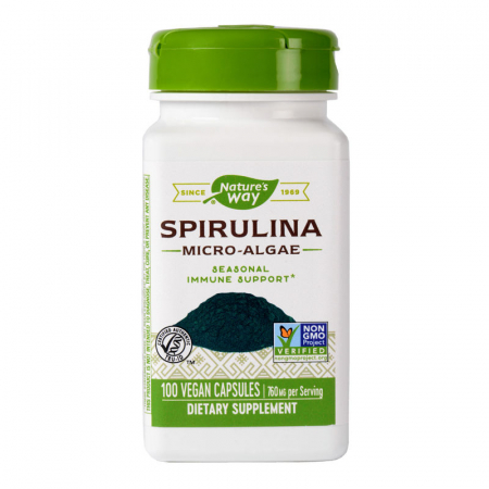 Suplimente - SPIRULINA 100 CPS