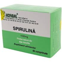 Suplimente - SPIRULINA 1000 MG 40 CPS