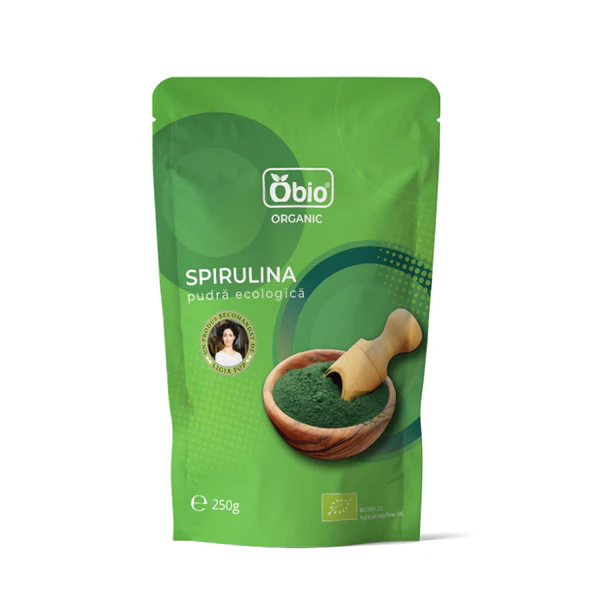 SPIRULINA PULBERE RAW BIO 250G