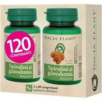 Suplimente - SPIRULINA SI GANODERMA 120 CPS
