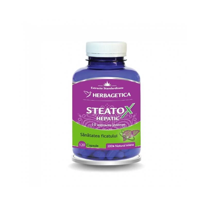 Ciroză hepatică - STEATOX HEPATIC 120 CPS