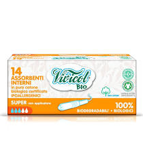 Cosmetice - TAMPOANE DIN BUMBAC BIO 14 BUC