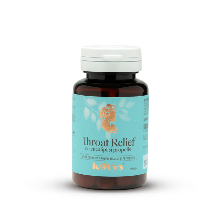 Dureri de gât - THROAT RELIEF CU EUCALIPT SI PROPOLIS 60 TB