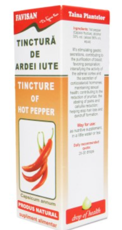 Indigestie - TINCTURA DE ARDEI IUTE 50 ML