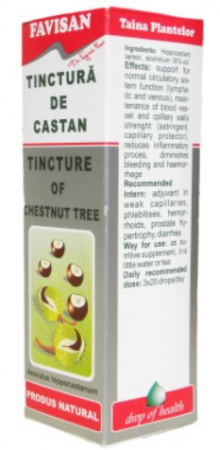 Sistemul circulator - TINCTURA DE CASTAN 50 ML