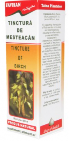 Afectiuni reumatice - TINCTURA DE MESTEACAN 50 ML