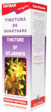 Depresie si Anxietate - TINCTURA DE SUNATOARE 50 ML