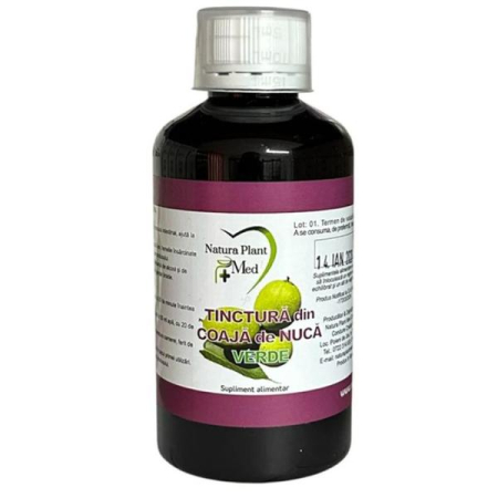 Suplimente - TINCTURA DIN COAJA DE NUCA VERDE 200 ML