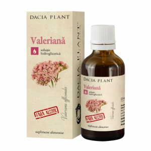 Suplimente - TINCTURA VALERIANA FARA ALCOOL 50 ML