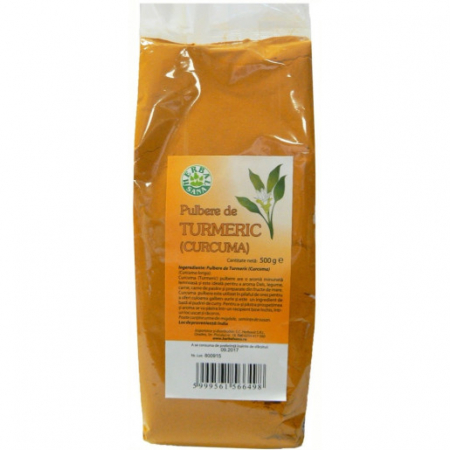 Alimentare - TURMERIC (CURCUMA) PULBERE 500GR