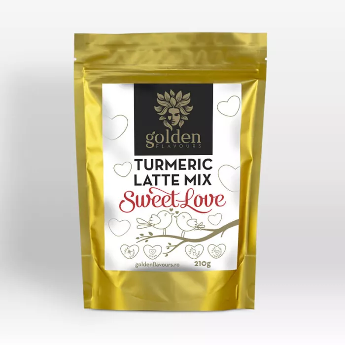 Băuturi - TURMERIC LATTE MIX SWEET LOVE 210 G