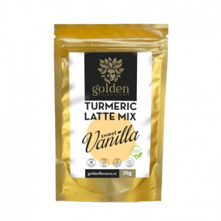 Alimentare - TURMERIC LATTE MIX VANILLA 70 GR