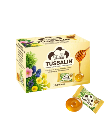 Sinuzită - TUSSALIN DROPSURI 20 BUC