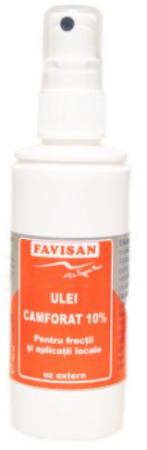 Îngrijire picioare - ULEI CAMFORAT 10%-ULEI PENTRU PIELE  (FRECTIE) 100 ML