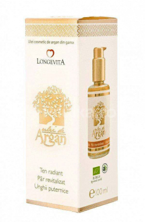 Cosmetice - ULEI DE ARGAN ECO 100 ML LONGEVITA