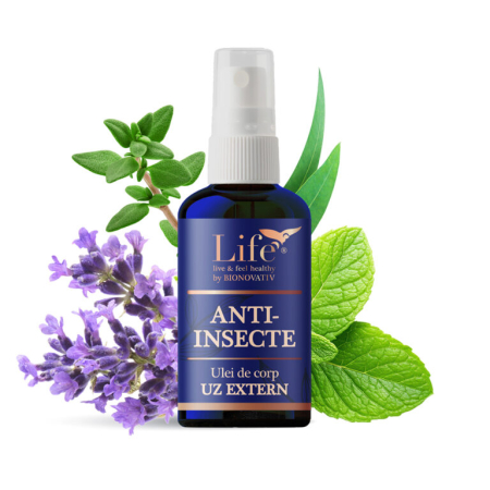 Cosmetice - ULEI DE CORP ANTI-INSECTE LIFE 50ML