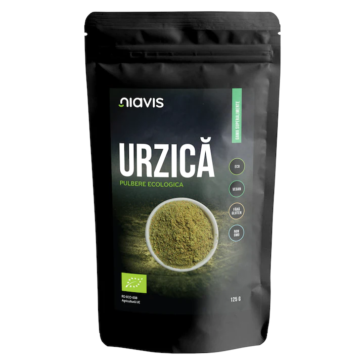 Piele, par si unghii - URZICA PULBERE ECOLOGICA (BIO) 125GR