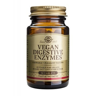 Suplimente - VEGAN DIGESTIVE ENZYMES 50CPR MASTICABILE