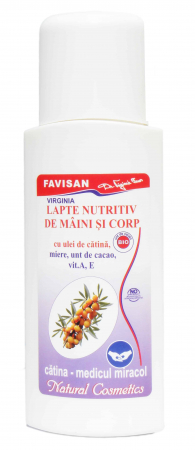 Îngrijire mâini - VIRGINIA - LAPTE NUTRITIV DE MÂINI SI CORP CU ULEI DE CATINA 200 ML