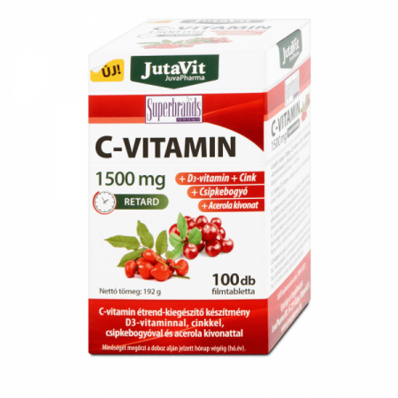 Suplimente - VITAMIN C 1500 MG 100 CPS