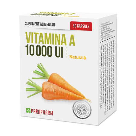 Suplimente - VITAMINA A 10000UI 30 CPS