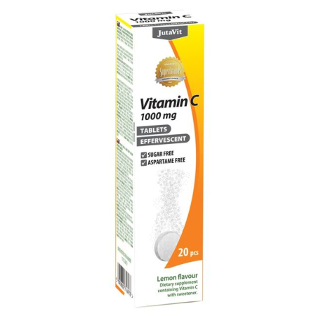 Vitamine si Minerale - VITAMINA C EFERVESCENTA CU GUST DE LAMAIE  1000 MG