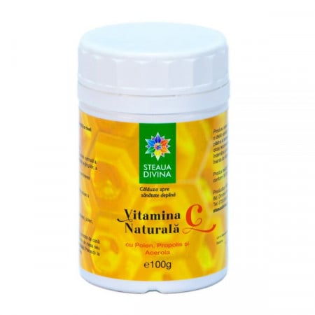 VITAMINA C NATURALA CU POLEN, PROPOLIS SI ACEROLA