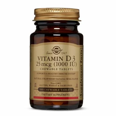 VITAMINA D3 1000IU 100CPR MASTICABILE