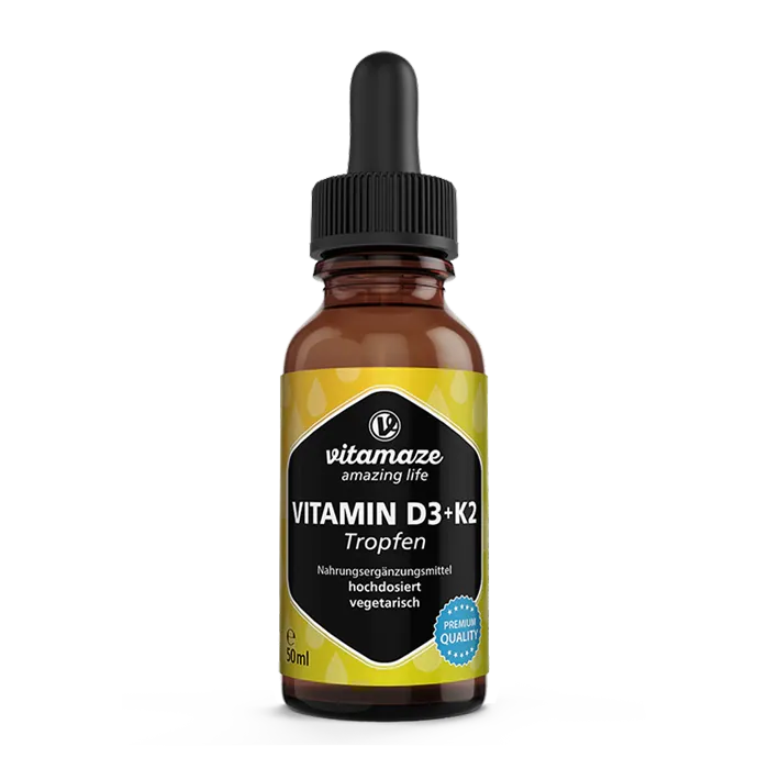 Suplimente - VITAMINA D3+K2 PICATURI