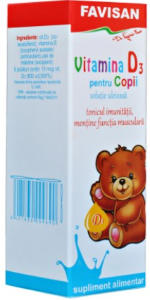 Pediatrie - VITAMINA D3 PENTRU COPII 30 ML