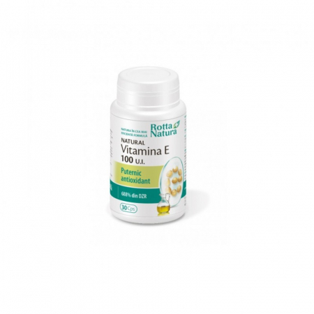 Suplimente - VITAMINA E  NATURALA 100 U.I 30 CPS
