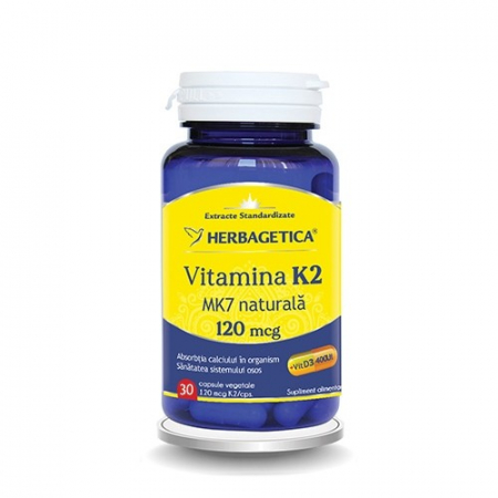 Inflamatii - VITAMINA K2 MK7 NATURALA 60 CPS