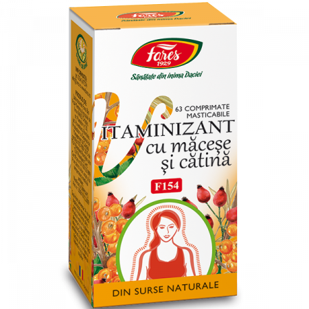 Suplimente - VITAMINIZANT CU MACESE SI CATINA 63 COMPRIMATE