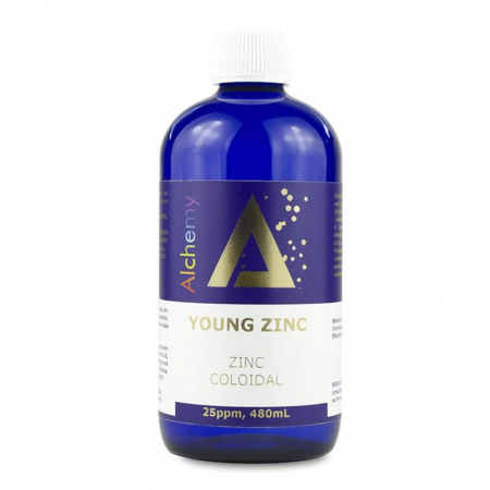 Suplimente - ZINC COLOIDAL YOUNG ZINC 25 PPM ALCHEMY 480 ML
