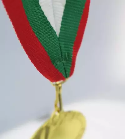 Snur Medalie Alb/Verde/Rosu [4]