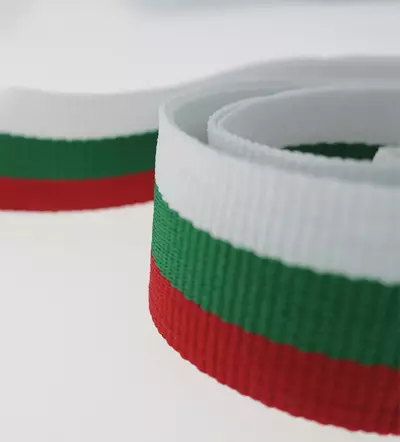 Snur Medalie Alb/Verde/Rosu [2]